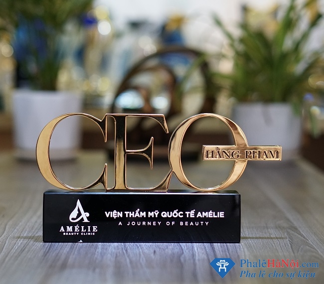 Kỷ niệm chương pha lê vinh danh CEO